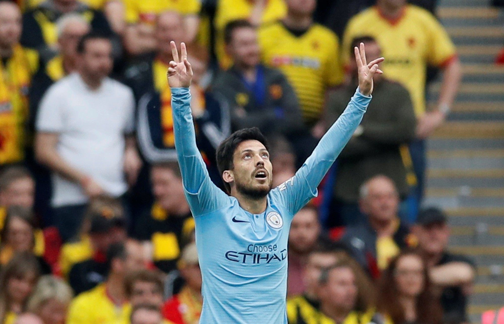 V&ugrave;i dập Watford, Man City đoạt ng&ocirc;i v&ocirc; địch FA Cup sau 8 năm - Ảnh 3.