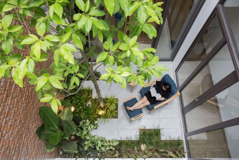 Nhà tối giản nhưng đầy đủ ánh sáng và cây xanh
