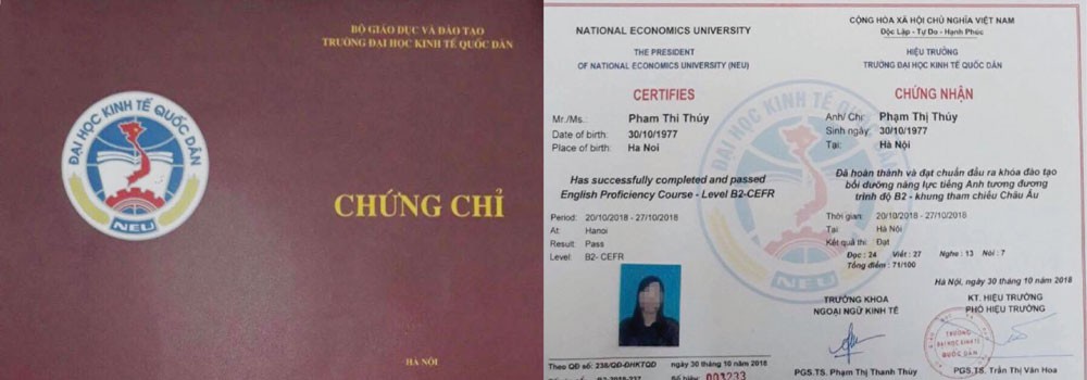 ĐH Kinh tế Quốc d&acirc;n cấp chứng chỉ ngoại ngữ tr&aacute;i ph&eacute;p - Ảnh 1.