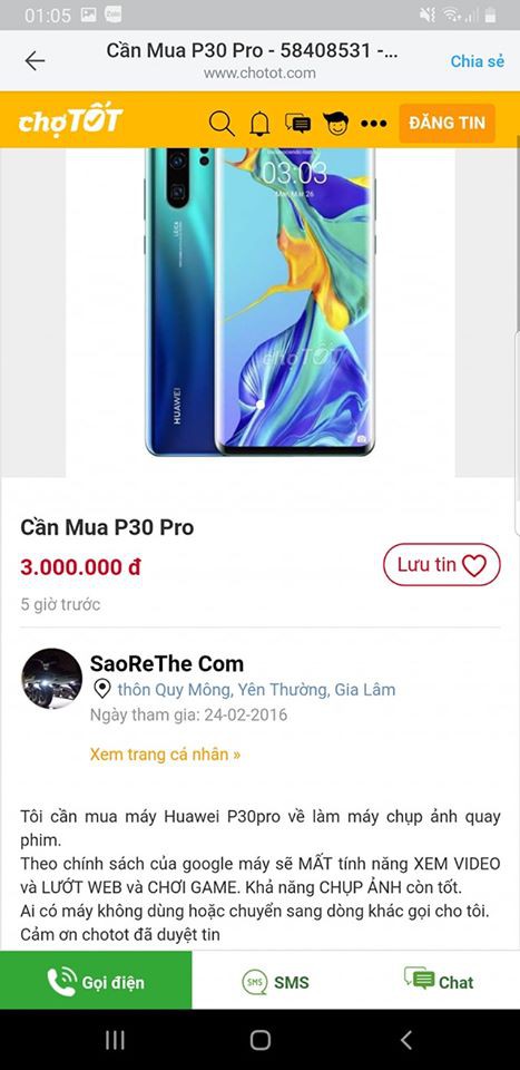 Điện thoại Huawei bị dìm giá trên thị trường - Ảnh 2.