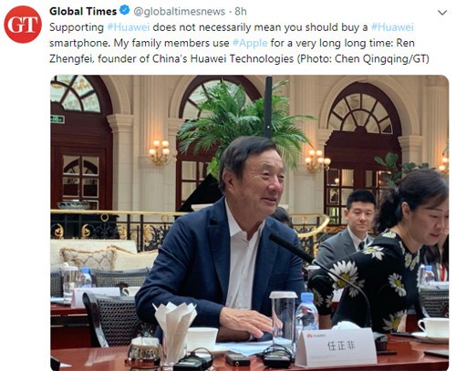 Nhà sáng lập Huawei: “Gia đình tôi vẫn sử dụng sản phẩm Apple” - Ảnh 2.