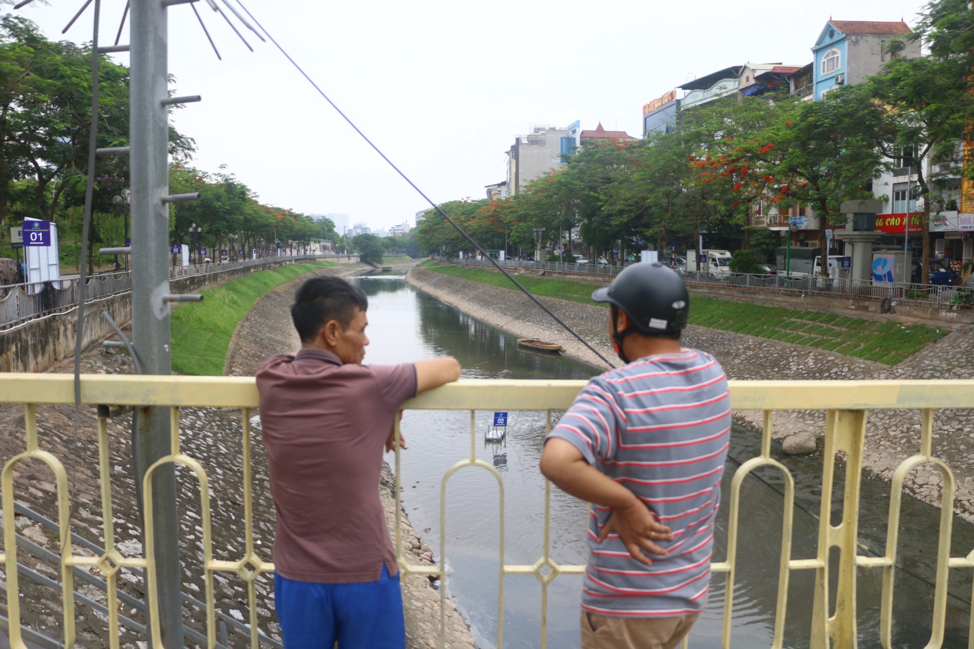 Sông Tô Lịch chuyển biến ra sao sau 6 ngày thử nghiệm công nghệ Nhật Bản