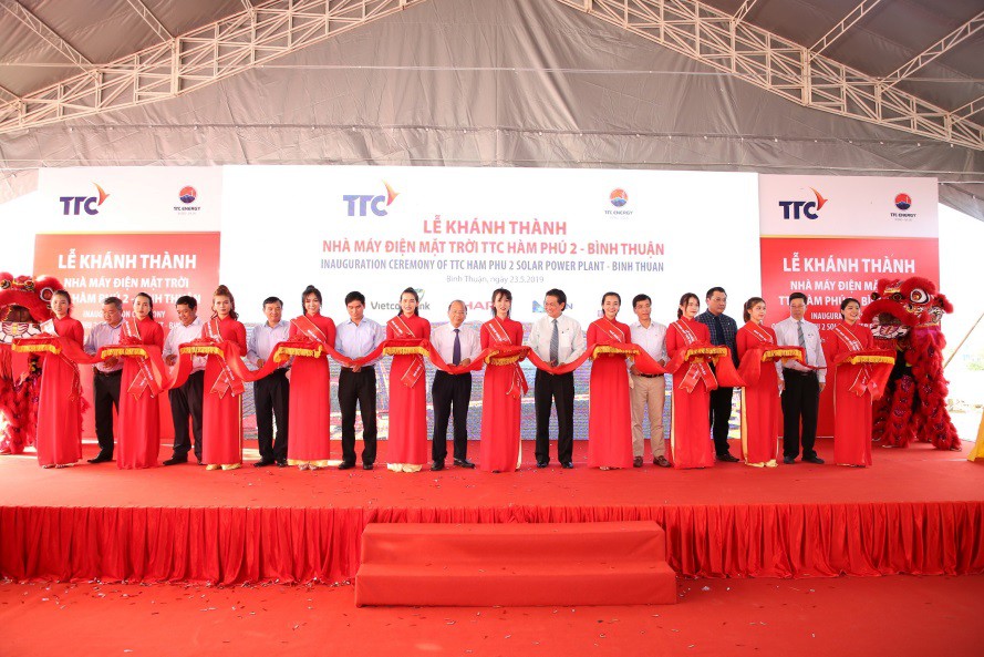 Khánh thành nhà máy điện mặt trời TTC - Hàm Phú 2