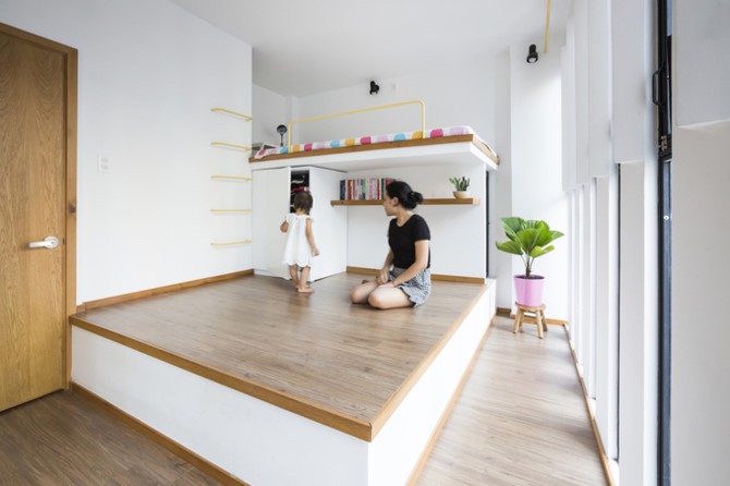 Nh&agrave; ống S&agrave;i G&ograve;n &ldquo;kiểu dọc&rdquo; tr&ecirc;n mảnh đất 18 m2 - Ảnh 9.