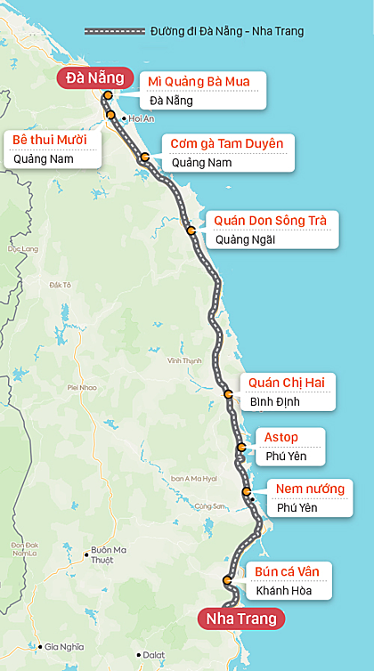 Những qu&aacute;n ăn tr&ecirc;n đường từ Đ&agrave; Nẵng đi Nha Trang - Ảnh 3.