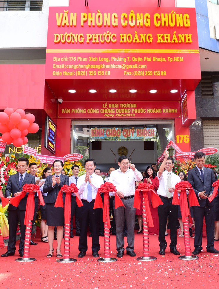 Khai trương Văn ph&ograve;ng c&ocirc;ng chứng Dương Phước Ho&agrave;ng Kh&aacute;nh - Ảnh 1.