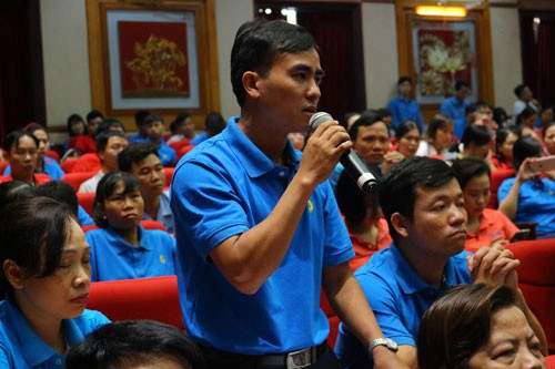 Vĩnh Phúc: Lãnh đạo tỉnh đối thoại với công nhân, lao động