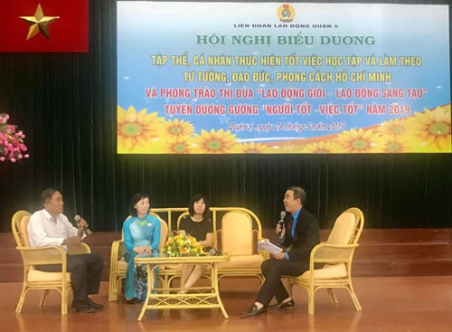Tuyên dương điển hình học tập và làm theo Bác Hồ
