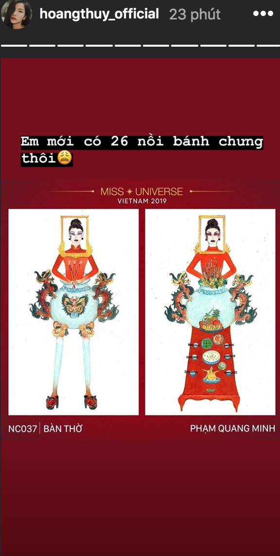 Chết cười với trang phục b&agrave;n thờ thiết kế cho th&iacute; sinh Hoa hậu Ho&agrave;n vũ - Ảnh 3.