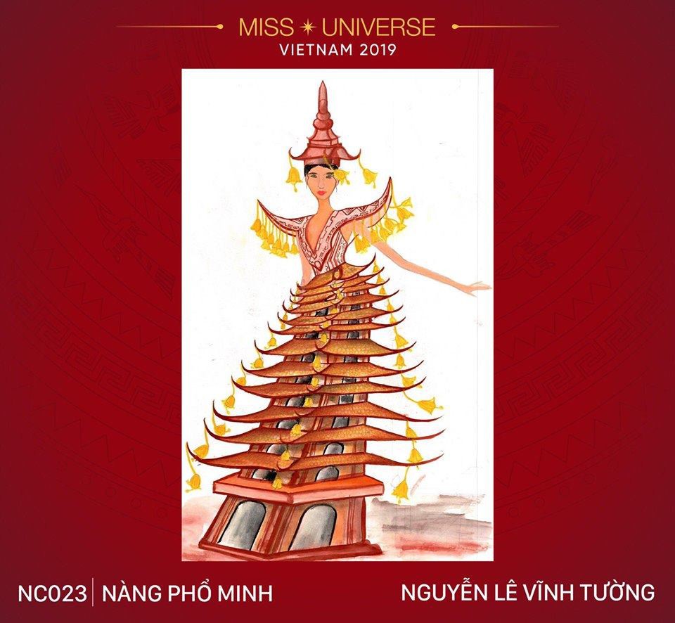 Chết cười với trang phục b&agrave;n thờ thiết kế cho th&iacute; sinh Hoa hậu Ho&agrave;n vũ - Ảnh 8.