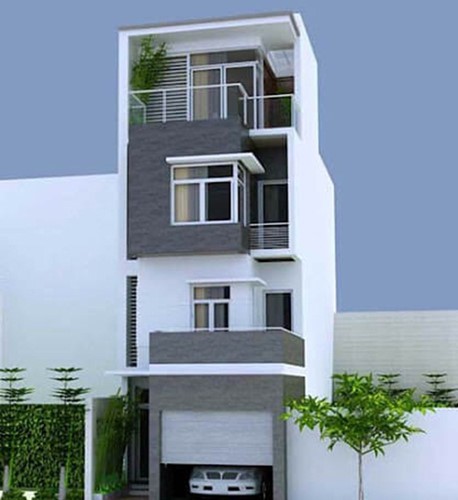 10 mẫu nhà phố 6x10m đẹp xiêu lòng