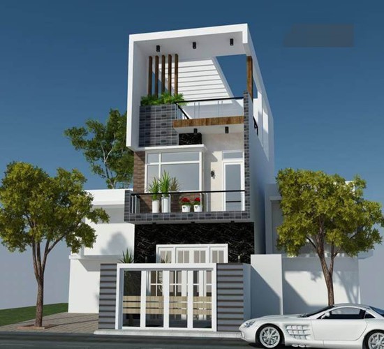 10 mẫu nhà phố 6x10m đẹp xiêu lòng - Ảnh 2.