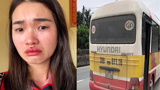 Vụ xe buýt “dù” giật tóc, đánh chảy máu mũi cô gái: Phạt vợ chồng chủ xe 5 triệu đồng