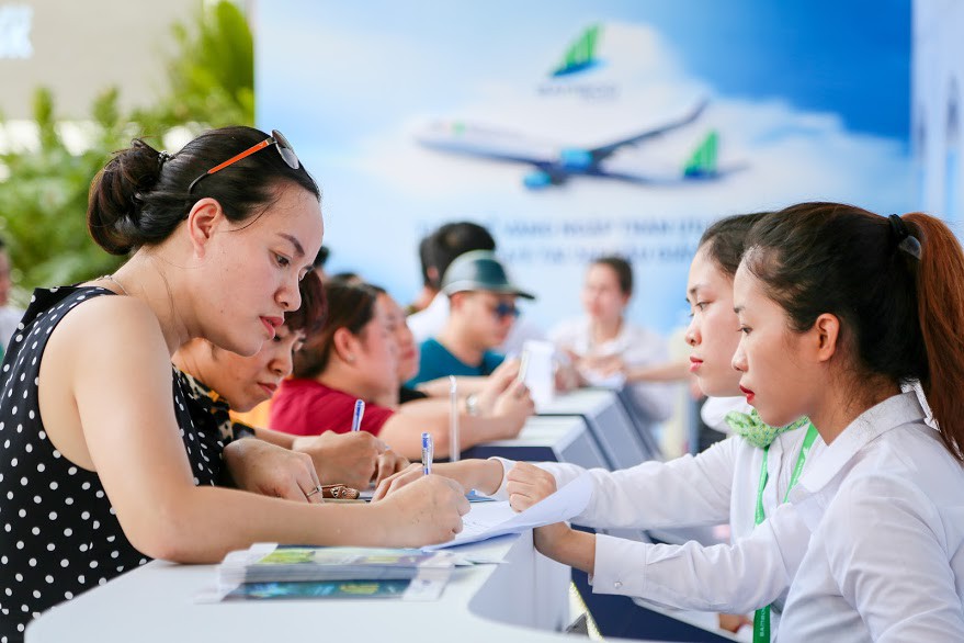 Sức h&uacute;t của v&eacute; hạng thương gia tại Bamboo Airways Tower 265 Cầu Giấy - Ảnh 3.