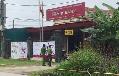 Phòng giao dịch Agribank bị cướp có dao, súng ở Phú Thọ hiện ra sao?