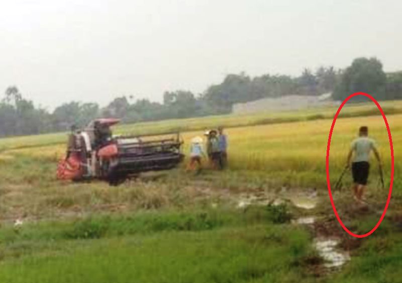Côn đồ xăm trổ "bảo kê" gặt lúa vác dao, kiếm truy sát 2 nông dân trọng thương