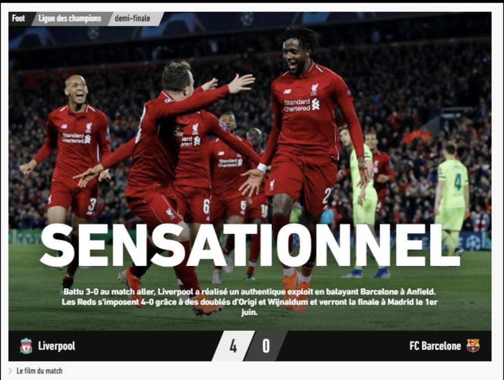 Loại Barcelona, Liverpool gây choáng truyền thông thế giới - Ảnh 10.