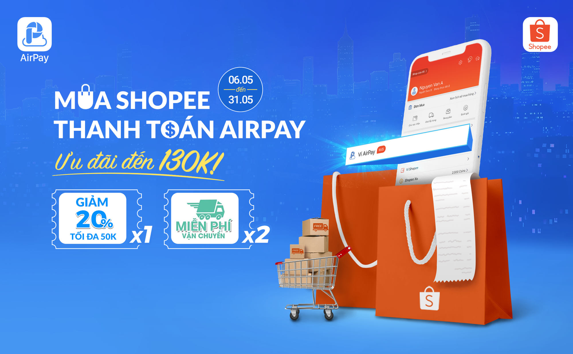 V&iacute; điện tử AirPay ch&iacute;nh thức c&oacute; mặt tr&ecirc;n Shopee - Ảnh 1.