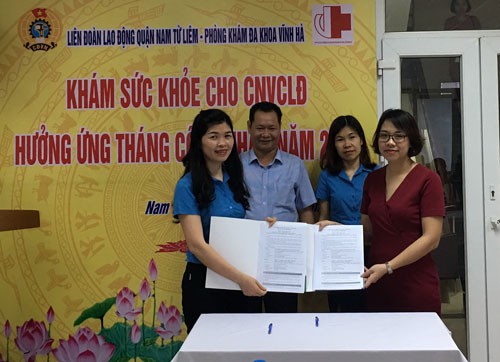 HÀ NỘI: Khám sức khỏe miễn phí cho đoàn viên