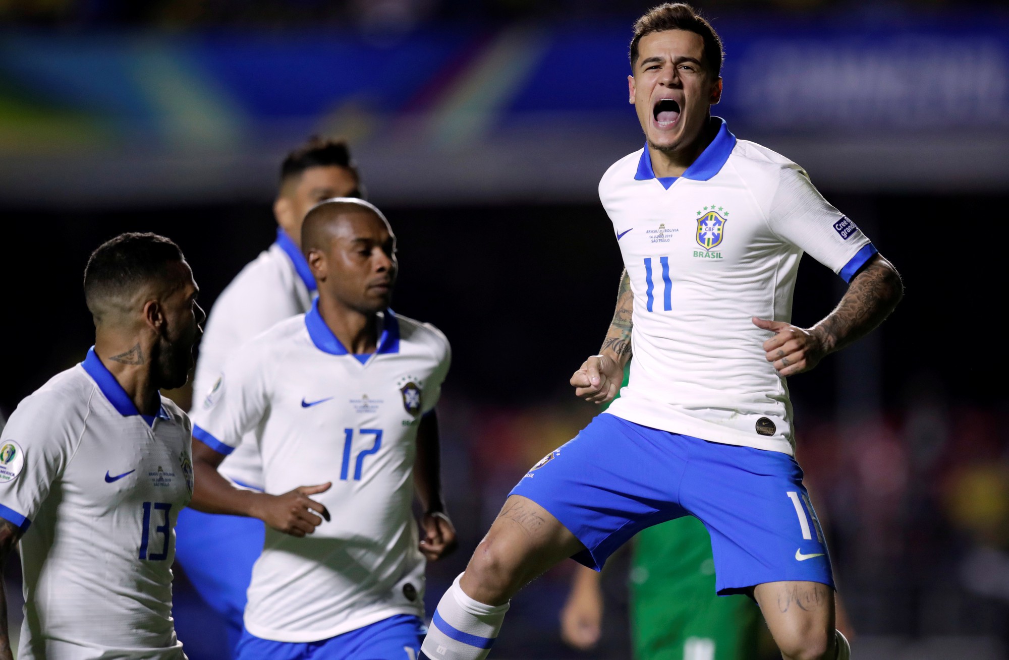 Siêu dự bị lập siêu phẩm, Brazil thắng đậm trận mở màn Copa America