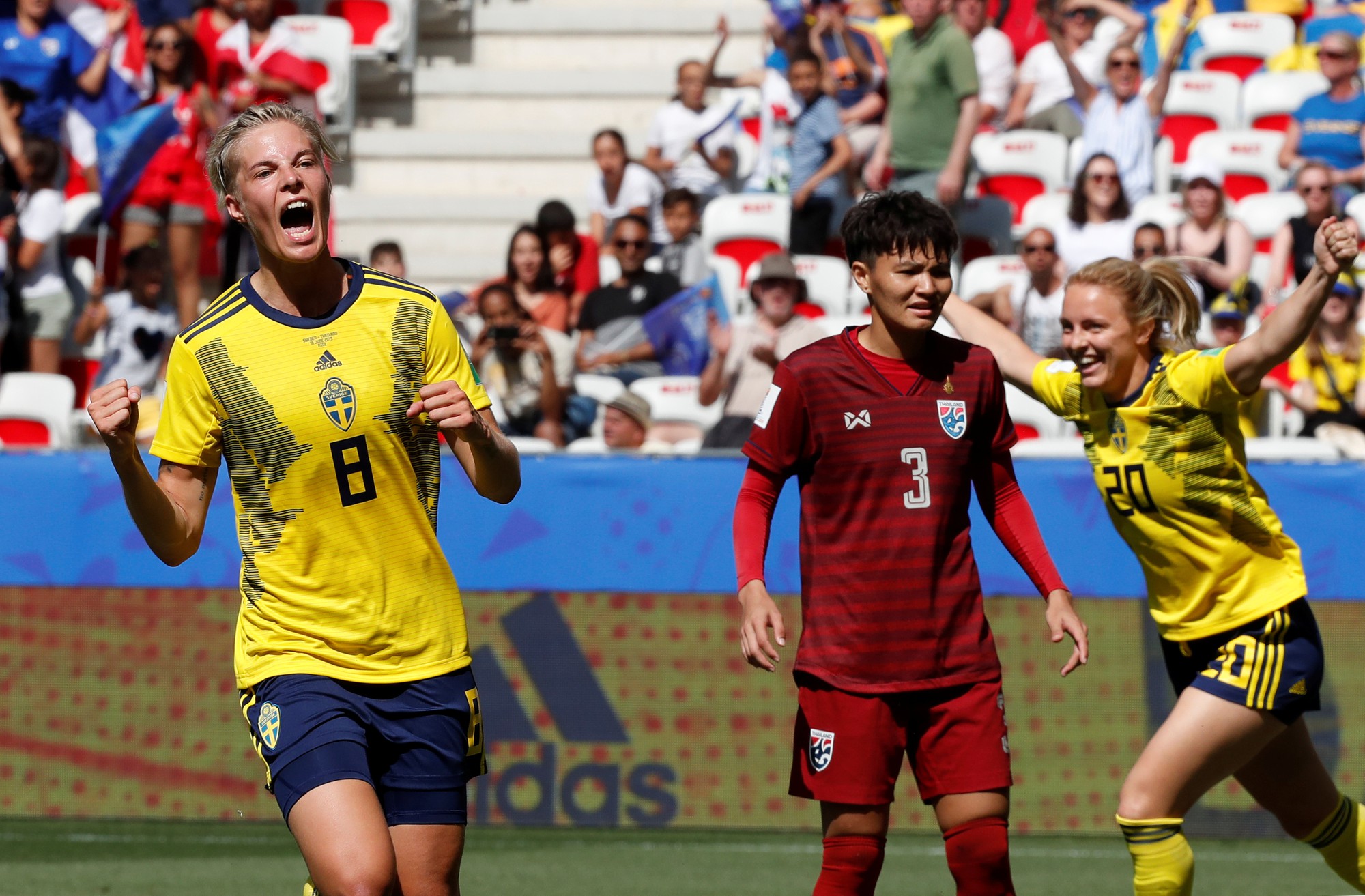 Thái Lan tiếp tục thảm bại, sớm bị loại khỏi World Cup nữ 2019
