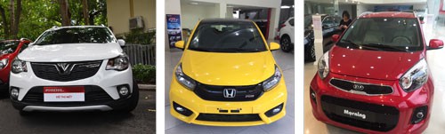 Xe nhỏ hạng A cạnh tranh quyết liệt
