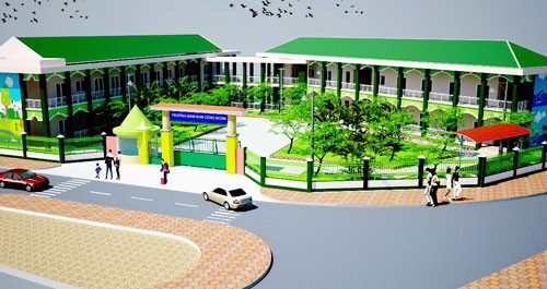 AN GIANG: Xây trường mầm non cho con công nhân