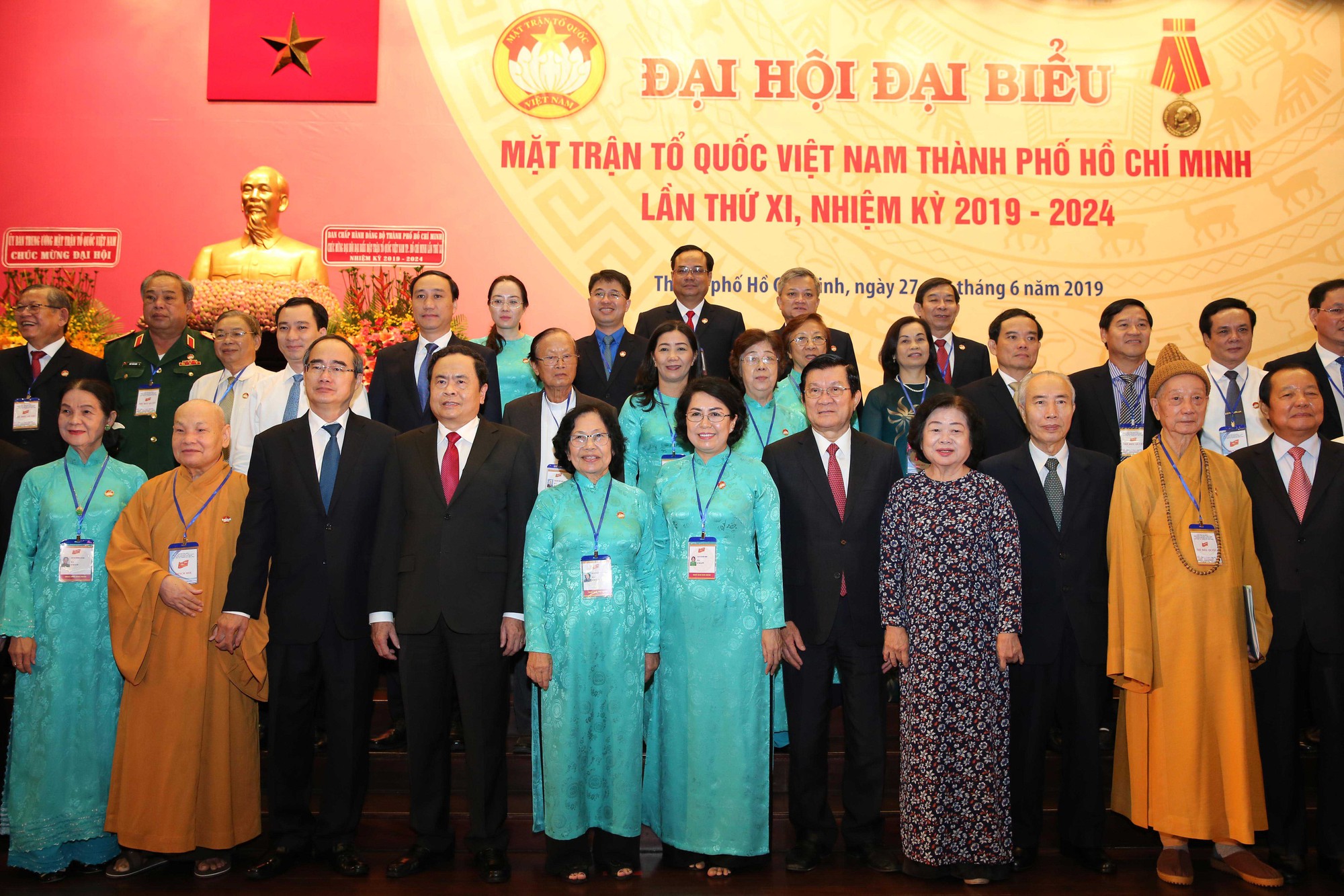 B&iacute; thư Nguyễn Thiện Nh&acirc;n: Mặt trận cần tăng cường gi&aacute;m s&aacute;t c&aacute;n bộ - Ảnh 1.