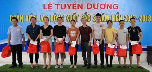 Thái Bình: Công ty TNHH Công nghiệp Tactician tuyên dương công nhân tiêu biểu