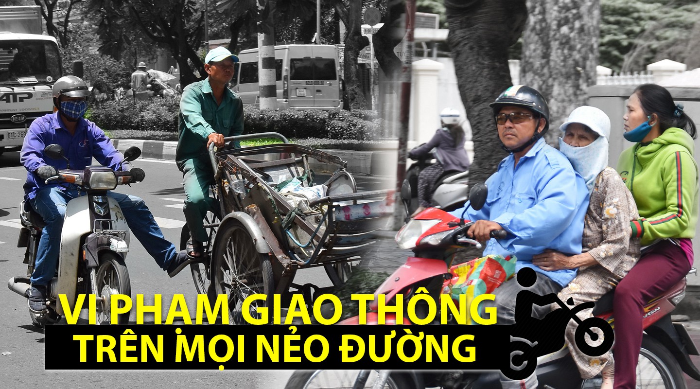[Phóng sự ảnh] Vi phạm giao thông trên mọi nẻo đường