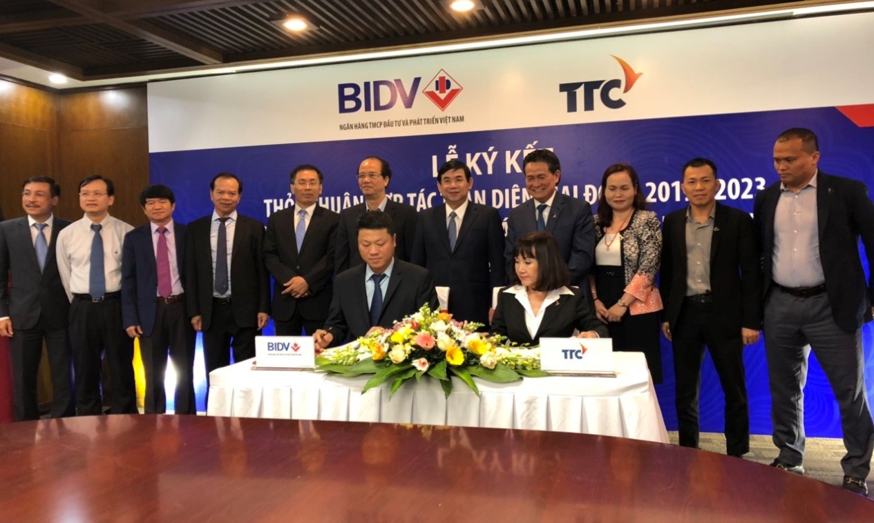 Tập đoàn TTC và BIDV hợp tác toàn diện giai đoạn 2019 - 2023