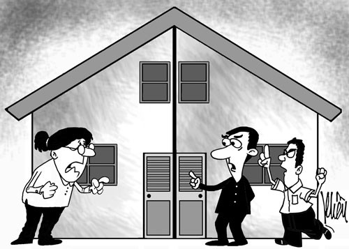 Giành nhà, dứt tình