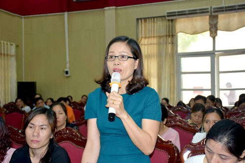 HÀ NỘI: Phổ biến chính sách tiền lương, BHXH - Ảnh 1.