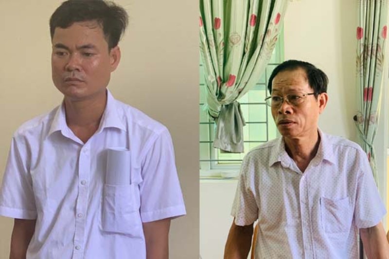 Bắt nguy&ecirc;n chủ tịch x&atilde; v&agrave; c&aacute;n bộ địa ch&iacute;nh lập khống hồ sơ đền b&ugrave;, chia ch&aacute;c 300 triệu đồng - Ảnh 2.