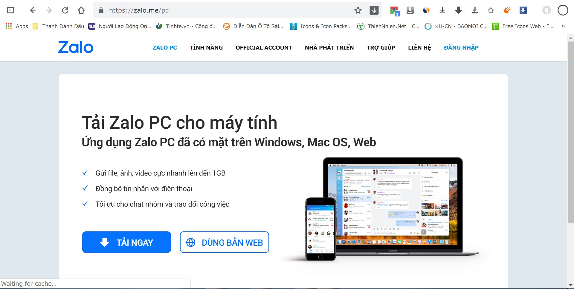 Trung t&acirc;m Internet Việt Nam chưa nhận được y&ecirc;u cầu thu hồi t&ecirc;n miền Zalo.vn, Zalo.me - Ảnh 1.
