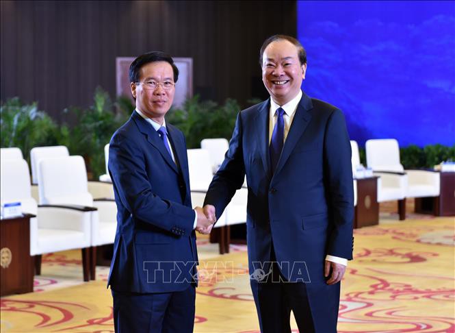 Trưởng ban Tuy&ecirc;n gi&aacute;o Trung ương V&otilde; Văn Thưởng đề nghị Trung Quốc t&ocirc;n trọng chủ quyền của Việt Nam tr&ecirc;n biển - Ảnh 1.