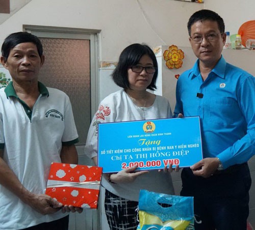 Hoạt động phong ph&uacute;, chăm lo thiết thực cho người lao động - Ảnh 1.