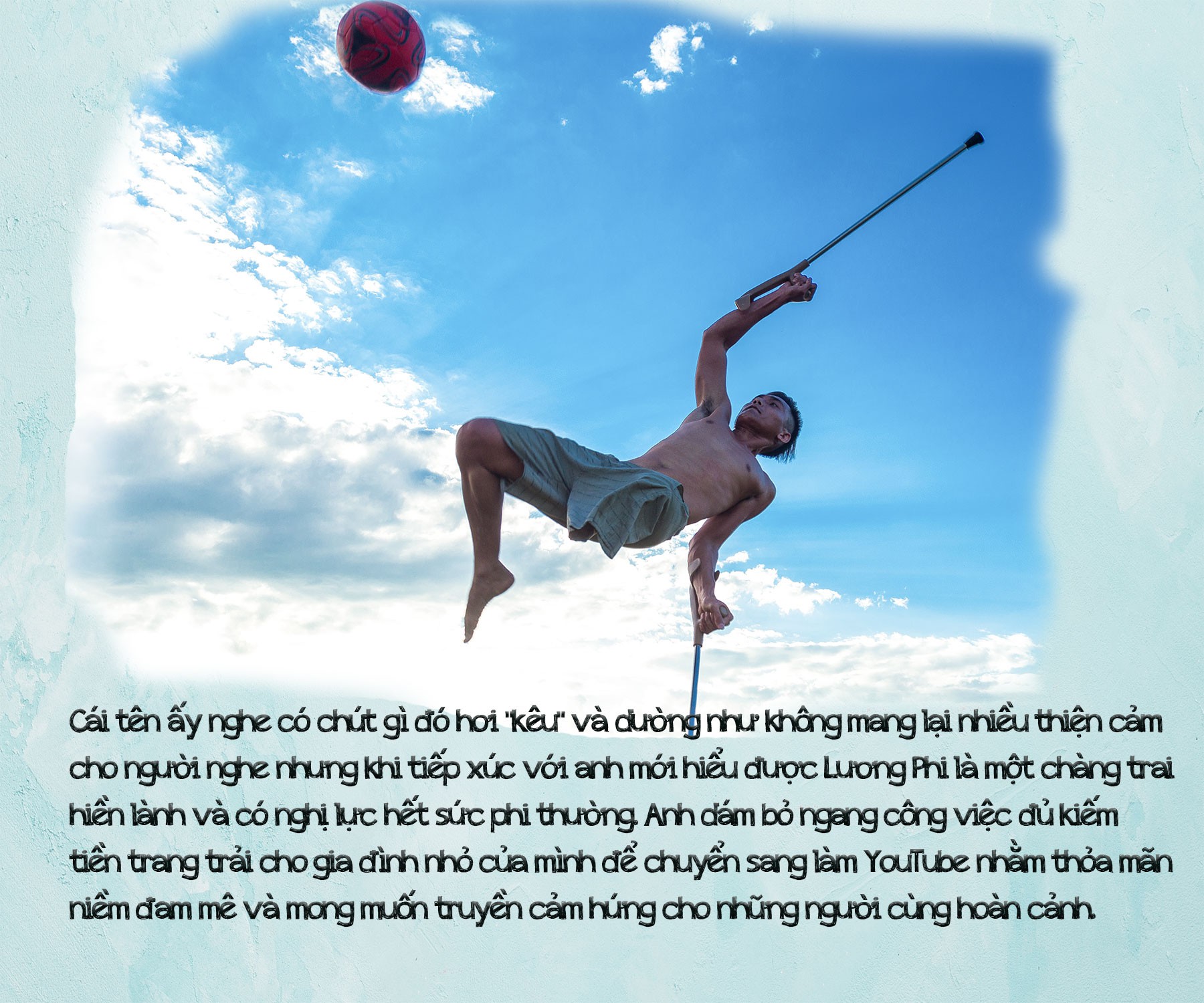 “Thánh một chân” Lương Phi - Ảnh 1.
