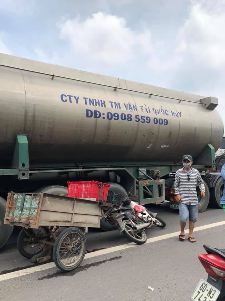 2 người tử vong thương tâm sau khi va chạm với xe bồn