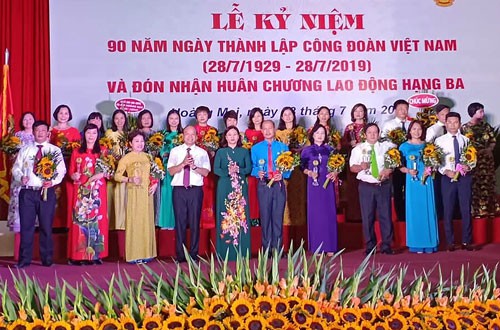 HÀ NỘI: Tuyên dương 37 chủ tịch Công đoàn cơ sở tiêu biểu