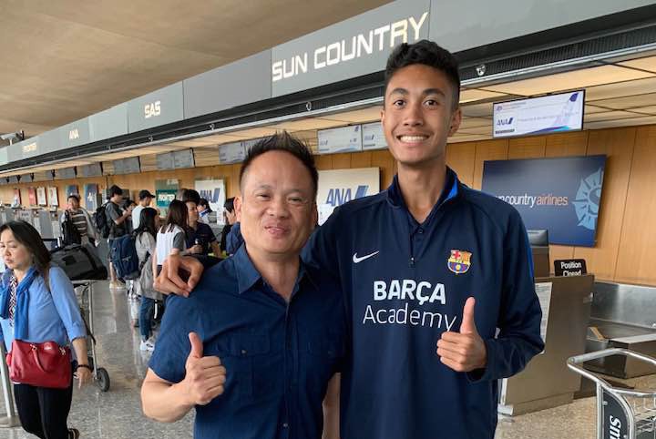 Cầu thủ Việt kiều học Barcelona về HAGL thử việc