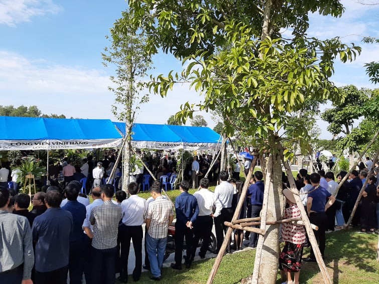 Ông Trần Bắc Hà đã được an táng tại Đồng Nai