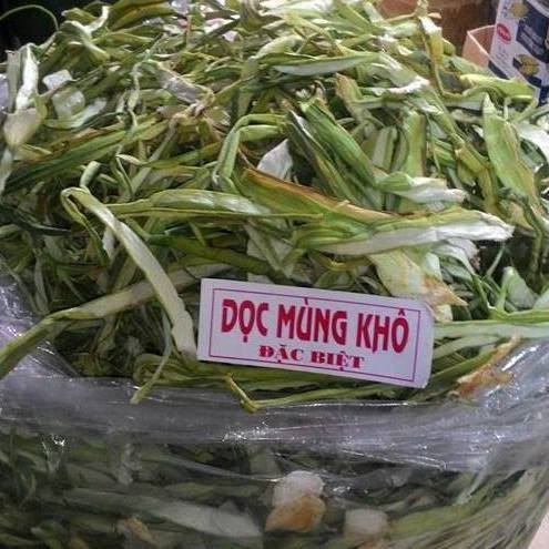 Gần nửa triệu đồng một ký dọc mùng sấy khô