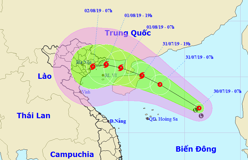 &Aacute;p thấp nhiệt đới mạnh l&ecirc;n th&agrave;nh b&atilde;o giật cấp 11 tr&ecirc;n Biển Đ&ocirc;ng - Ảnh 1.