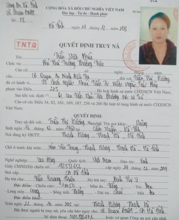Bắt nữ quái tổ chức vượt biên trái phép sau hơn 6 năm trốn nã - Ảnh 2.