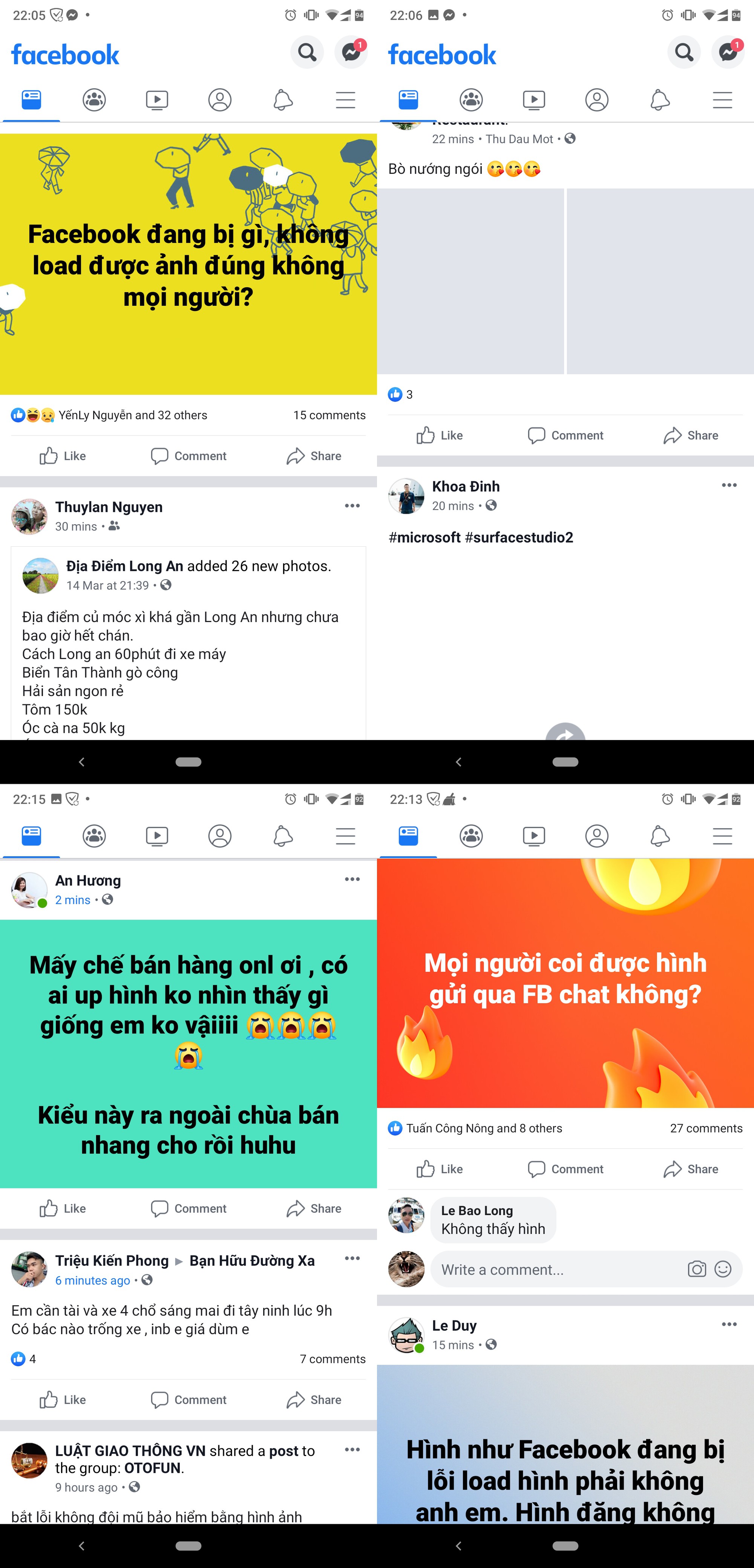 Facebook gặp sự cố suốt đêm qua - Ảnh 1.