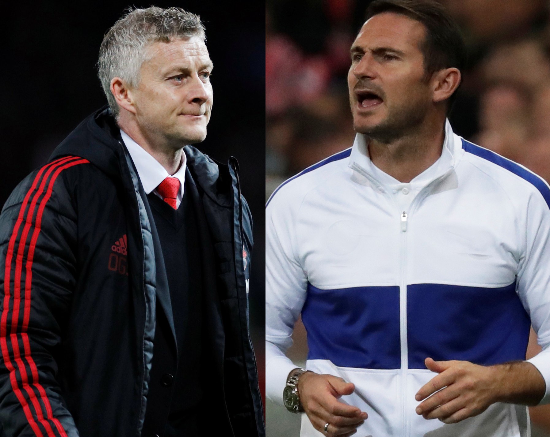 Trận đấu của Solskjaer và Lampard