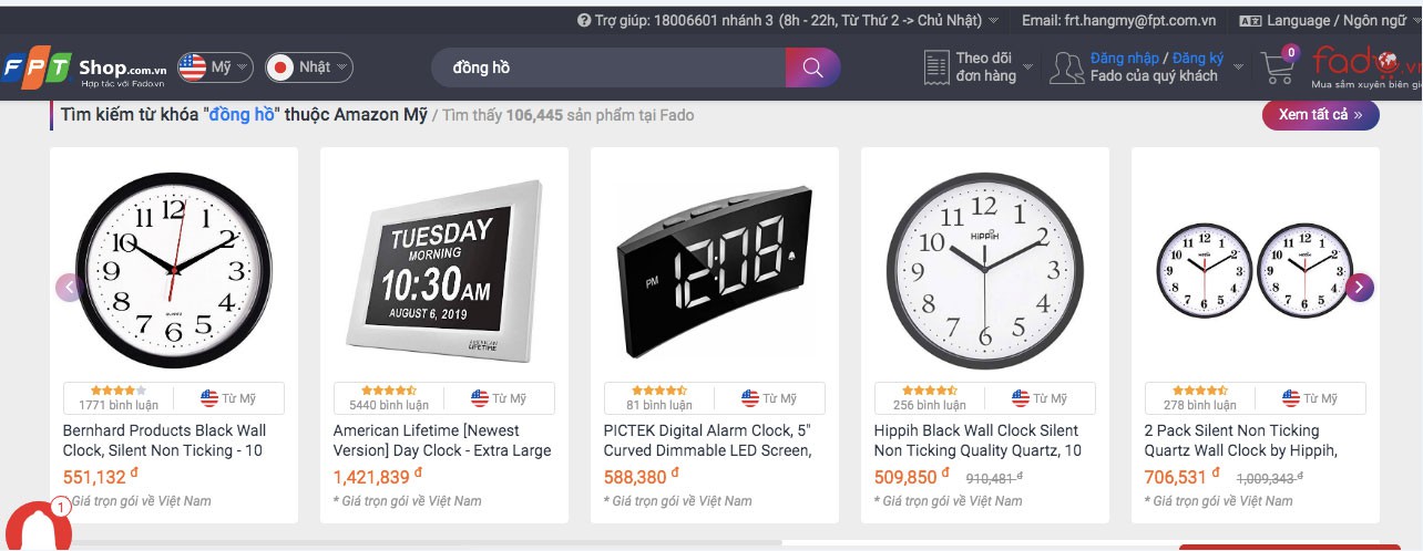 Thêm kênh đặt hàng online từ Mỹ