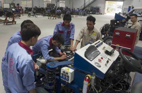 Học sinh, sinh viên ngành công nghệ ô tô hút hàng với doanh nghiệp