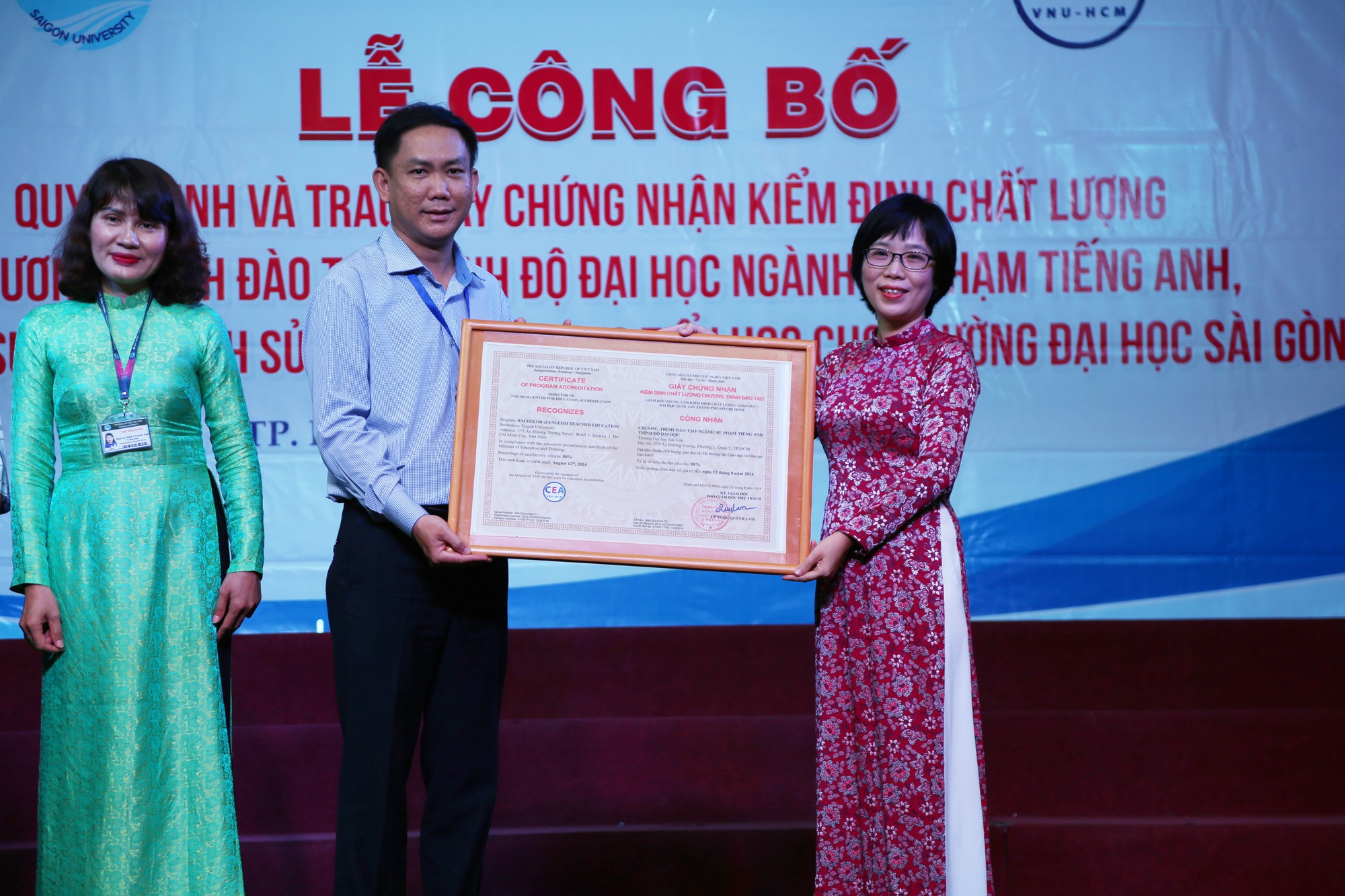 Ba chương trình đào tạo của Trường ĐH Sài Gòn đạt chuẩn kiểm định